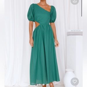 Hello Molly Cutest Issue Midi Dress Green